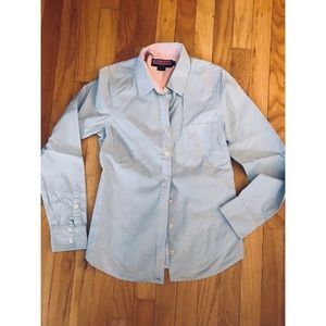 Vineyard Vines blue stripe button down
